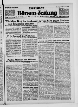 Berliner Börsen-Zeitung vom 19.10.1942