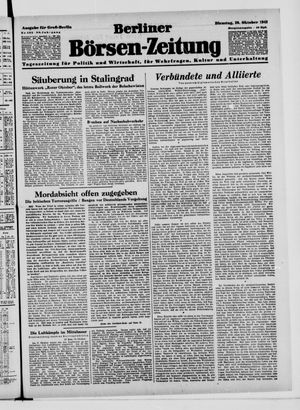 Berliner Börsen-Zeitung vom 20.10.1942