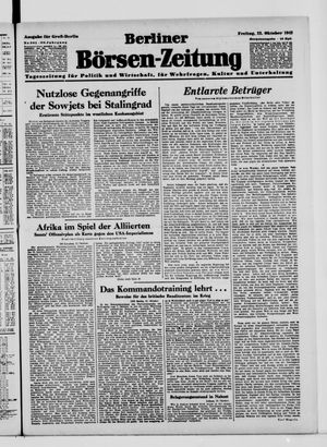 Berliner Börsen-Zeitung vom 23.10.1942