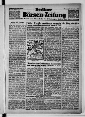 Berliner Börsen-Zeitung vom 03.11.1942