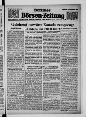 Berliner Börsen-Zeitung vom 03.11.1942