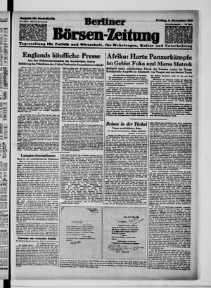 Berliner Börsen-Zeitung on Nov 6, 1942