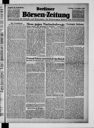 Berliner Börsen-Zeitung vom 08.11.1942