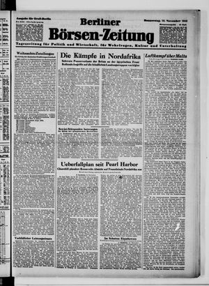 Berliner Börsen-Zeitung vom 12.11.1942