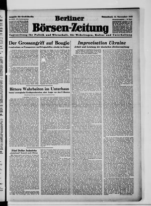 Berliner Börsen-Zeitung vom 14.11.1942