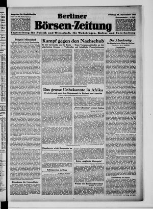 Berliner Börsen-Zeitung vom 20.11.1942