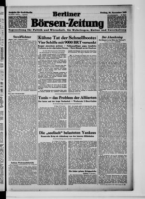 Berliner Börsen-Zeitung vom 20.11.1942
