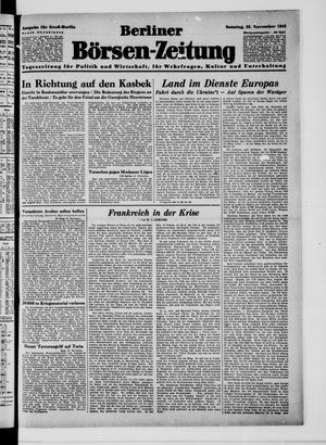 Berliner Börsen-Zeitung vom 22.11.1942