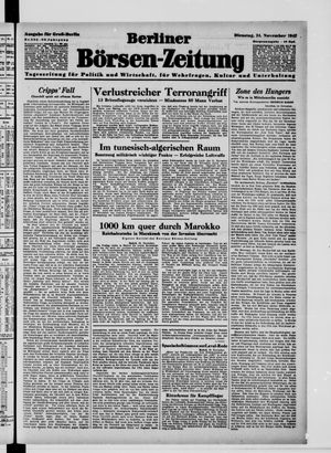 Berliner Börsen-Zeitung vom 24.11.1942
