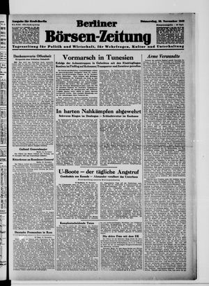 Berliner Börsen-Zeitung vom 26.11.1942
