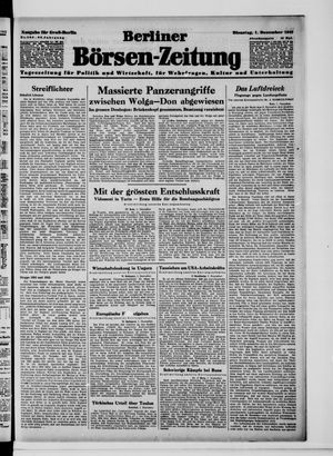 Berliner Börsen-Zeitung vom 01.12.1942