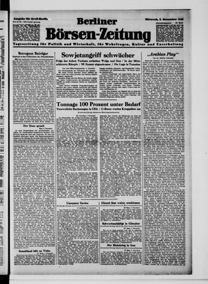 Berliner Börsen-Zeitung vom 02.12.1942
