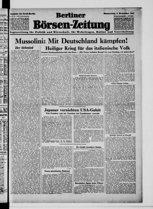 Berliner Börsen-Zeitung vom 03.12.1942