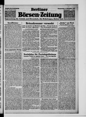 Berliner Börsen-Zeitung vom 03.12.1942
