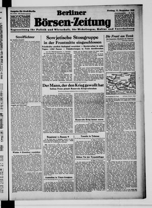 Berliner Börsen-Zeitung vom 11.12.1942