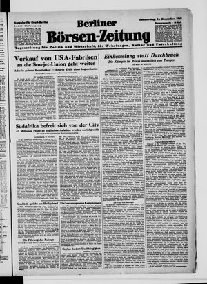 Berliner Börsen-Zeitung vom 24.12.1942