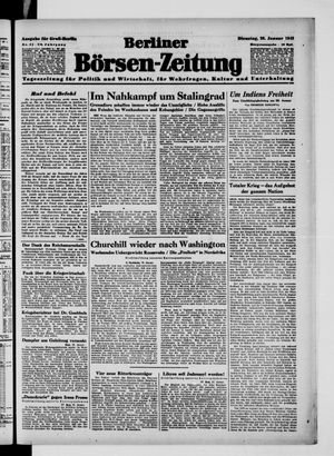 Berliner Börsen-Zeitung vom 26.01.1943