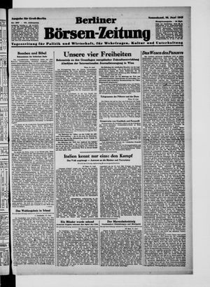 Berliner Börsen-Zeitung vom 26.06.1943