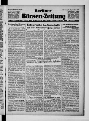 Berliner Börsen-Zeitung vom 21.09.1943