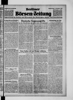 Berliner Börsen-Zeitung vom 14.10.1943