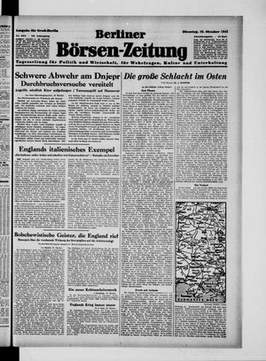 Berliner Börsen-Zeitung vom 19.10.1943