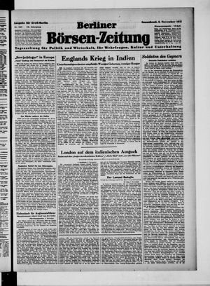 Berliner Börsen-Zeitung vom 06.11.1943