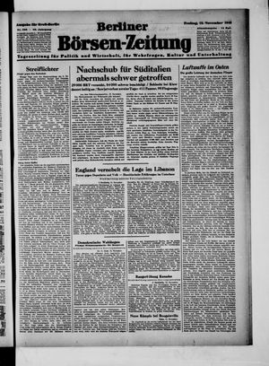 Berliner Börsen-Zeitung vom 12.11.1943