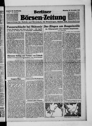Berliner Börsen-Zeitung vom 23.11.1943