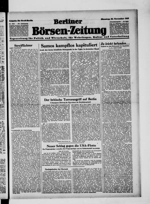 Berliner Börsen-Zeitung vom 23.11.1943