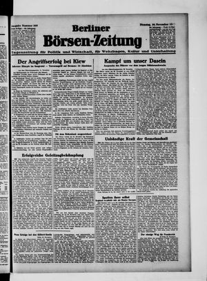 Berliner Börsen-Zeitung vom 30.11.1943