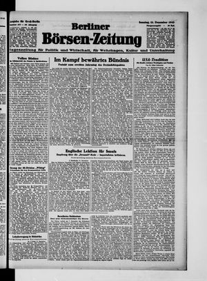 Berliner Börsen-Zeitung vom 12.12.1943