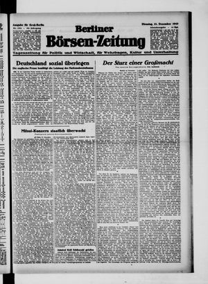 Berliner Börsen-Zeitung vom 21.12.1943