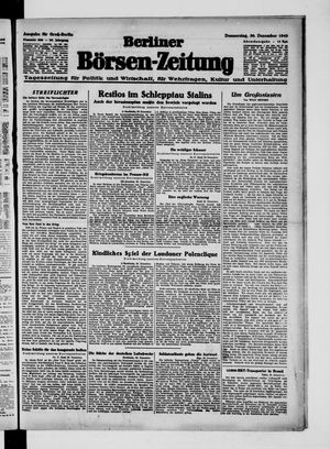 Berliner Börsen-Zeitung vom 30.12.1943