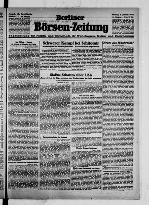 Berliner Börsen-Zeitung vom 03.01.1944