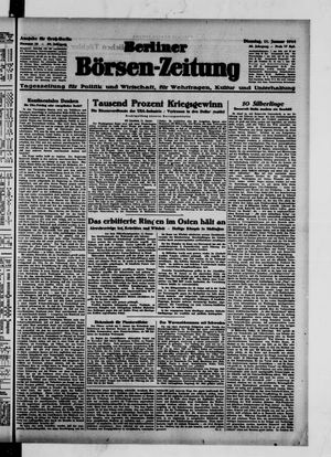 Berliner Börsen-Zeitung vom 11.01.1944