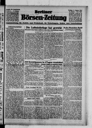 Berliner Börsen-Zeitung vom 14.01.1944