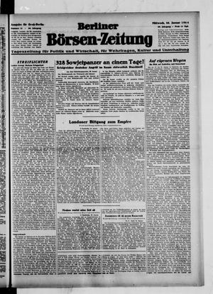 Berliner Börsen-Zeitung vom 26.01.1944