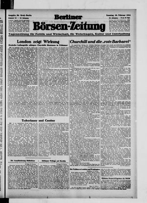 Berliner Börsen-Zeitung on Feb 20, 1944