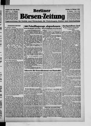 Berliner Börsen-Zeitung vom 25.02.1944