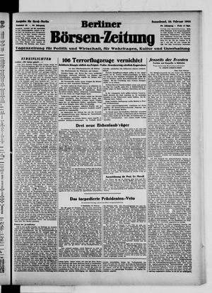 Berliner Börsen-Zeitung vom 26.02.1944