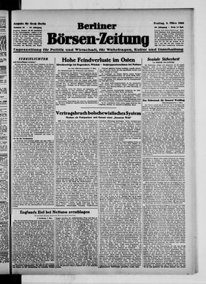 Berliner Börsen-Zeitung vom 03.03.1944