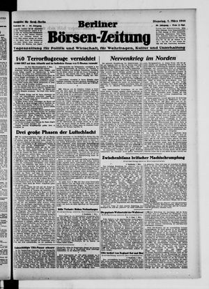 Berliner Börsen-Zeitung vom 07.03.1944