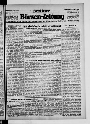 Berliner Börsen-Zeitung vom 09.03.1944
