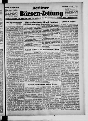 Berliner Börsen-Zeitung vom 22.03.1944
