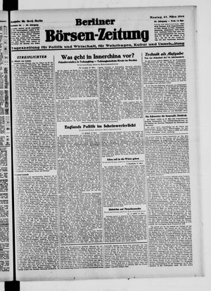 Berliner Börsen-Zeitung vom 27.03.1944