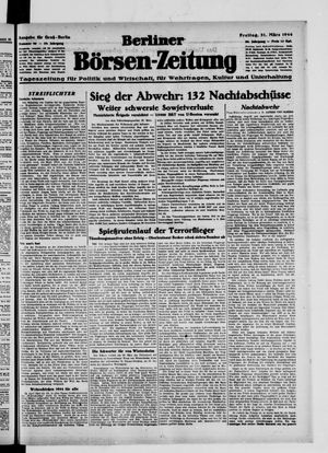 Berliner Börsen-Zeitung vom 31.03.1944