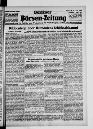 Berliner Börsen-Zeitung vom 05.04.1944