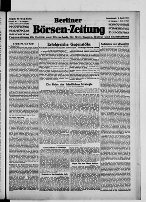Berliner Börsen-Zeitung vom 08.04.1944