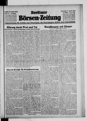 Berliner Börsen-Zeitung on Apr 9, 1944