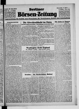 Berliner Börsen-Zeitung vom 13.04.1944